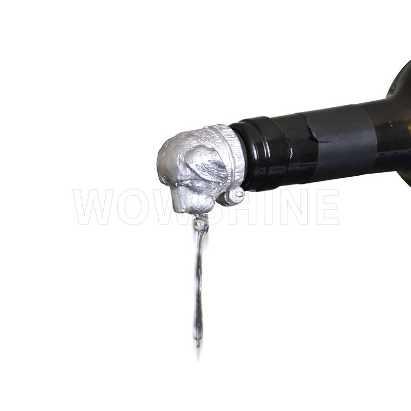 Wowshine Leuke Hond Hoofd Wijn Schenker Vloeibare Schenker 2 Stks/partij Zinklegering