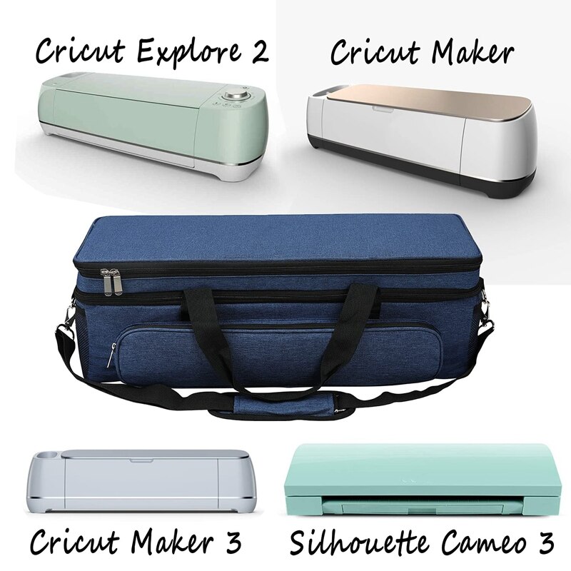 ! Carrying Case for Cricut,Compatible with Cricut Explore Air,Cricut Maker,with Pocket for Die-Cut Machines Accessories