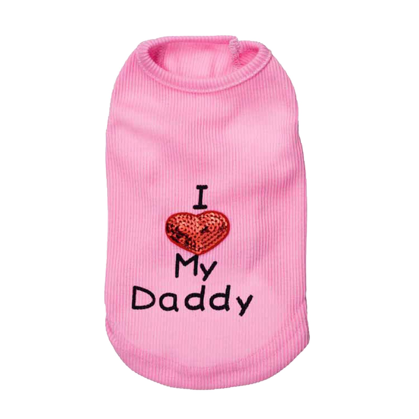 Cheap Dog Clothes Cute Dog Vest Shirt Pet Clothing For Dogs Costume Puppy Pet Clothes For Small Dogs Outfits Ropa Perro #YJ: Pink XS