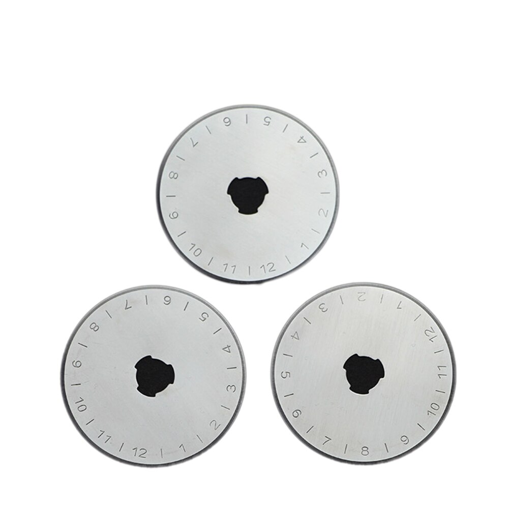 10PCS 28/45/60mm Rotary Cutter Blades Sharp Leather Blade Set Blade Fits For OLFA Fiskars DAFA Truecut Cutter Patchwork Tool
