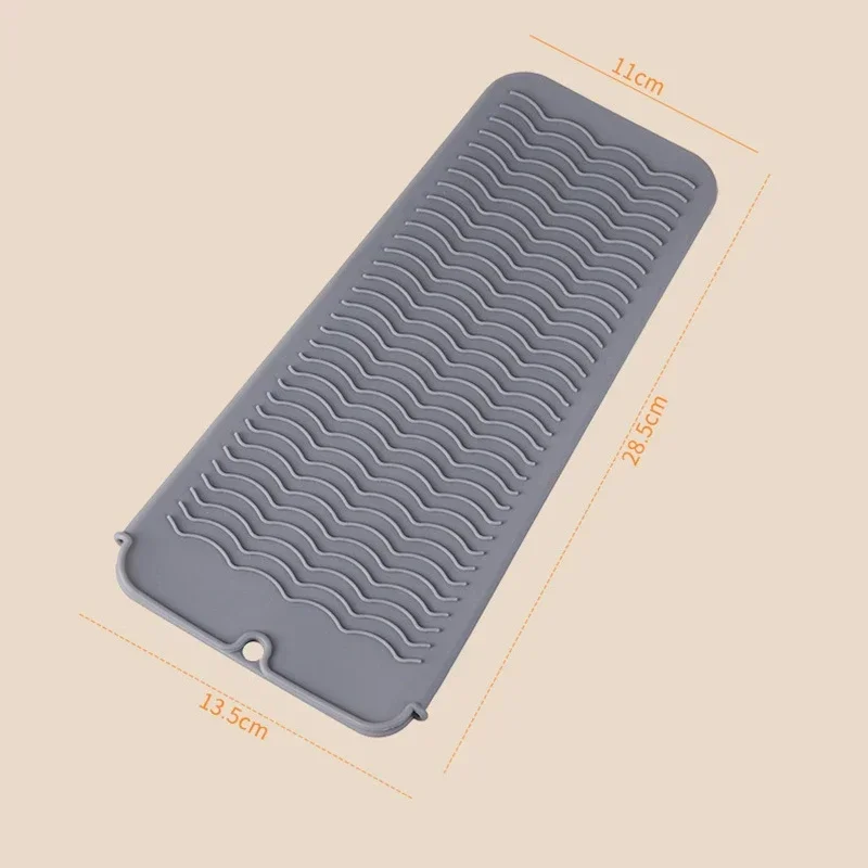 Cubierta de silicona para rizador de pelo, bolsa de almacenamiento para alisador de pelo, rizador de peluquería, estera aislante, bolsa resistente al calor