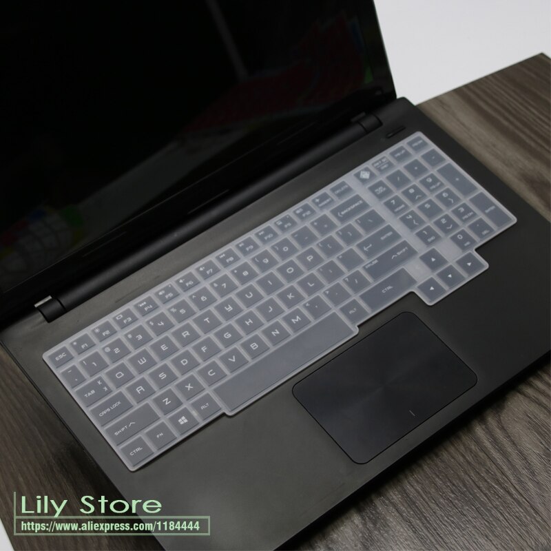 Dla 15.6 "HP OMEN 15 15-CE000 serii 15-CE018dx 15-CE006ne 15-CE0198wm 15-CE011DX 15 cal klawiatura silikonowa obudowa ochronna skóry: clear