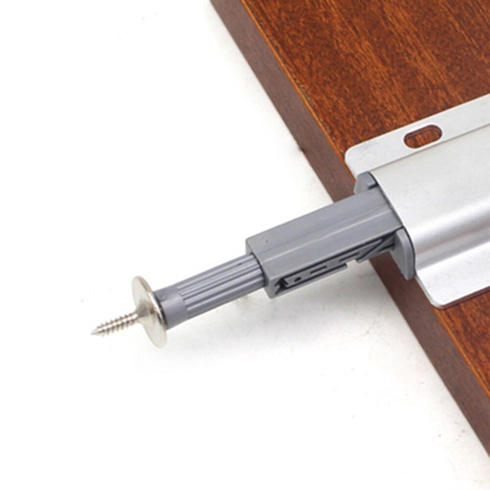 Alloy Cabinet Cupboard Door Drawer Push To Open System Damper Buffer for Closet Cupboard Cabinet Furniture (Silver)