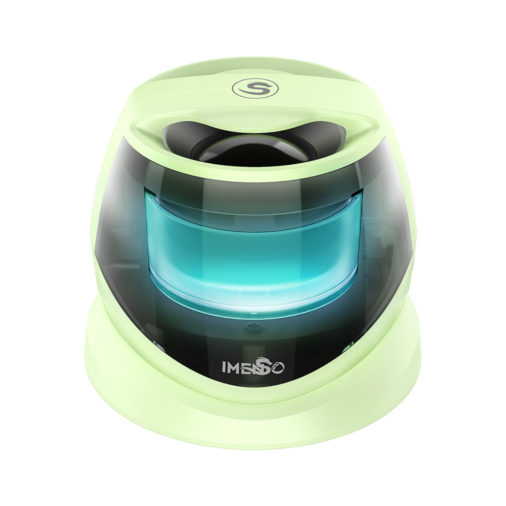 IMENSO IMS-S1048 Mini Portable Speaker RGB Lighting Magnetic Speaker BT5.3 Small Sound Box 7 Hours Playback Phone Holder Speaker: Grass  Green