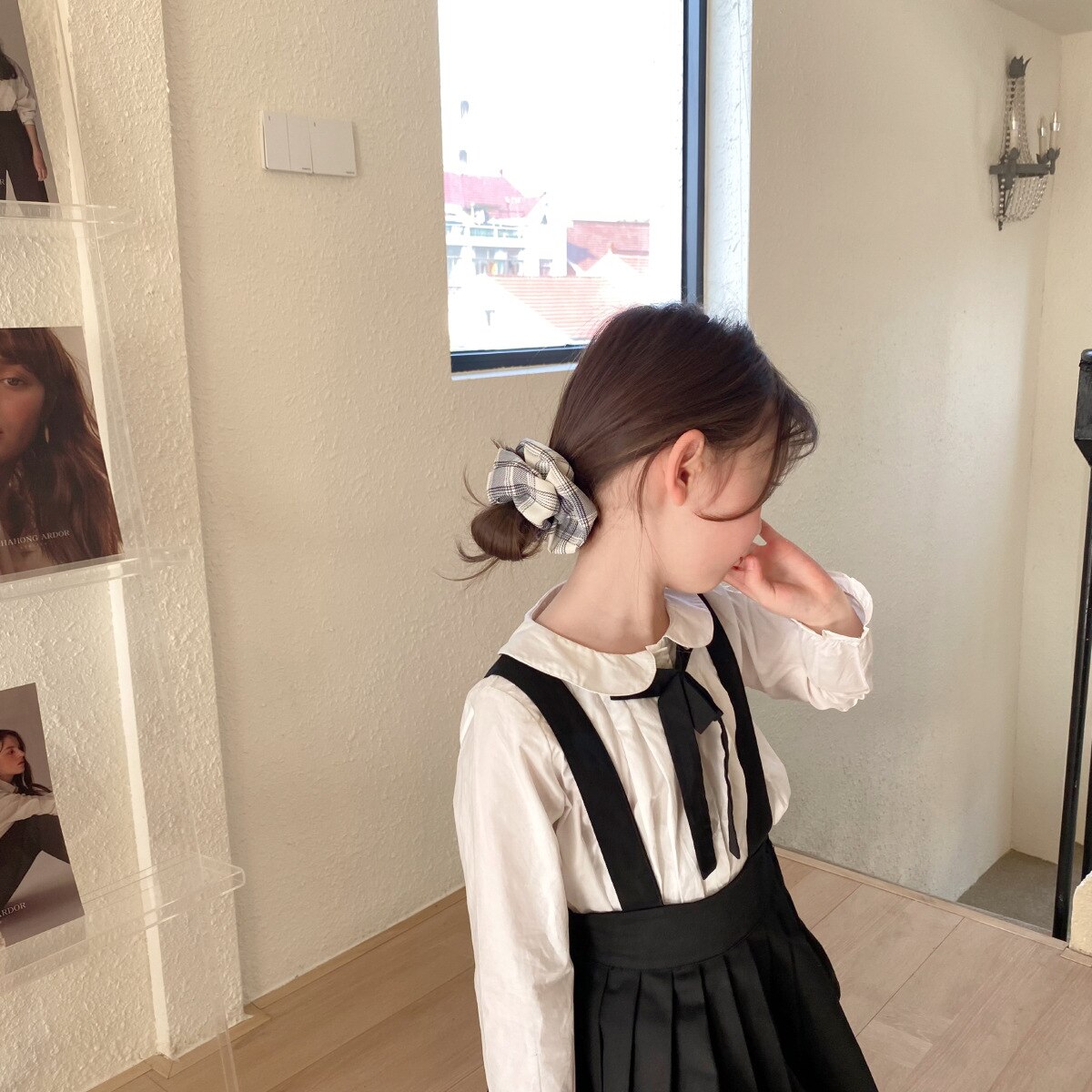 Gonna a pieghe da principessa per bambina
