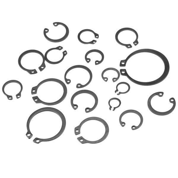 10pcs 304 Stainless Steel External Circlip Retaining Ring Assortment Kit 8-18mm Without box