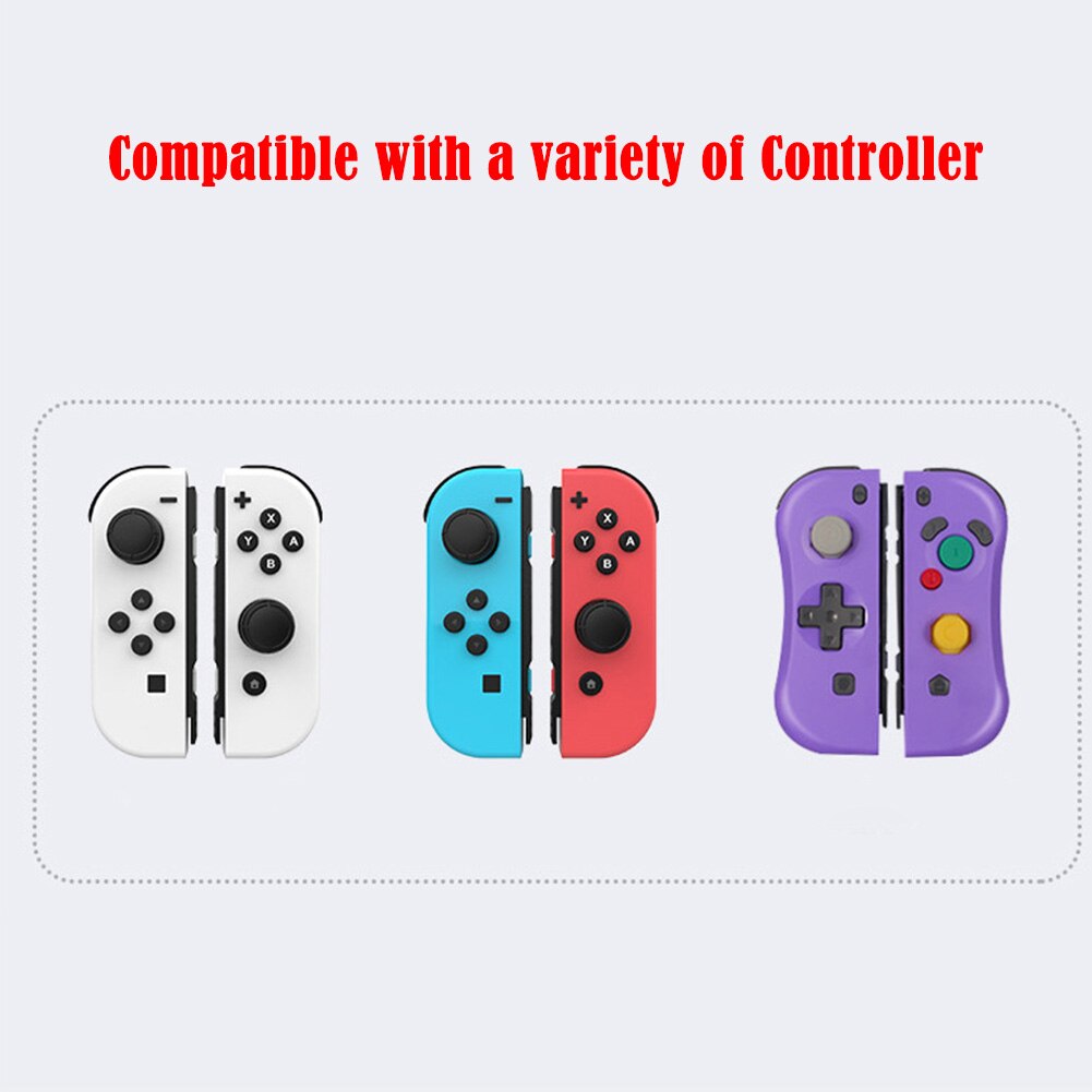 Dockingstation mit 4 usb-c-anschlüssen für nintendo switch oled-gamepad-controller, ladestation mit led-anzeige und joypad-stromversorgung