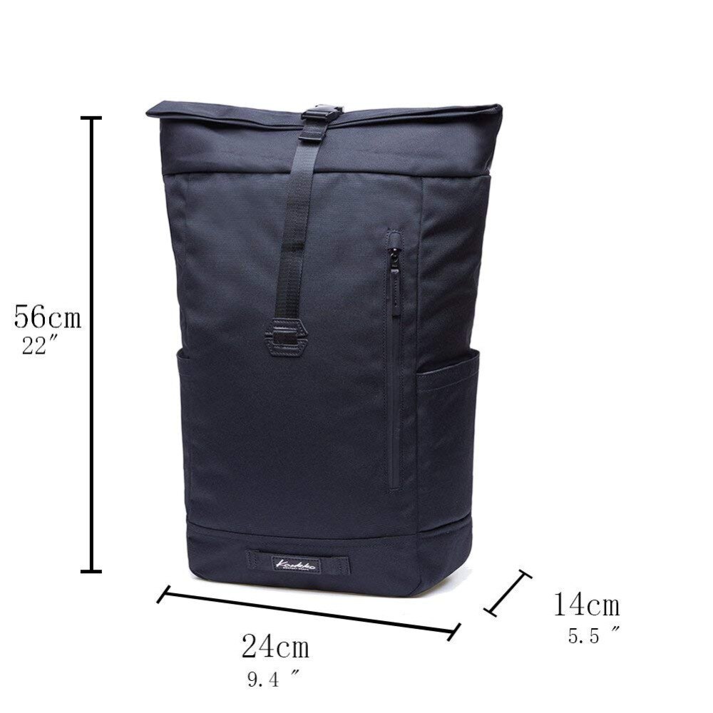Backpack Roll Top Backpack Urban Vintage Day Backpack Men Laptop School Backpack for Notebook Daypacks School Bags for boys