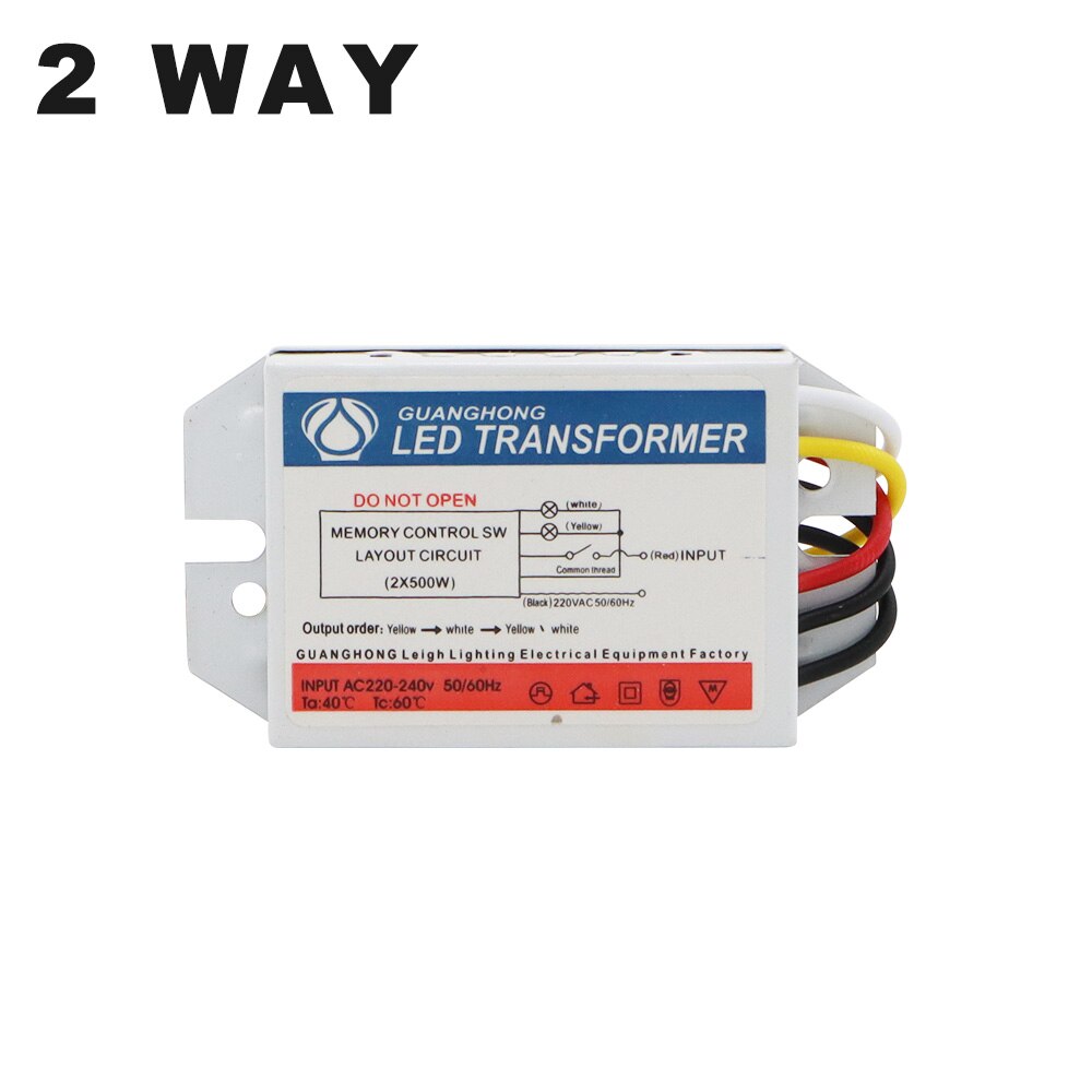 220V 2 Ways 3 Ways Digital Subsection Switch 1000W 1500W for Ceiling Light Independence Control Section Switch Piecewise Switch: Beige