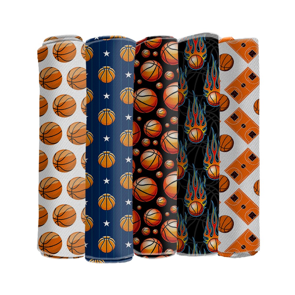 Twill Printed Sports Football Pattern DIY Twill Fabric Kids Sewing Patchwork Cloth Sheet 50*145cm