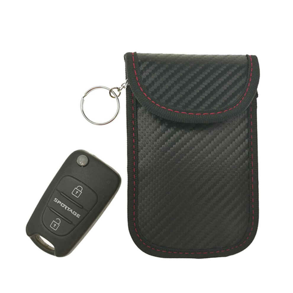 Low Price 1 PC Car Key Signal Blocker Faraday Bag Keyless Fob RFID Blocking Pouch Case