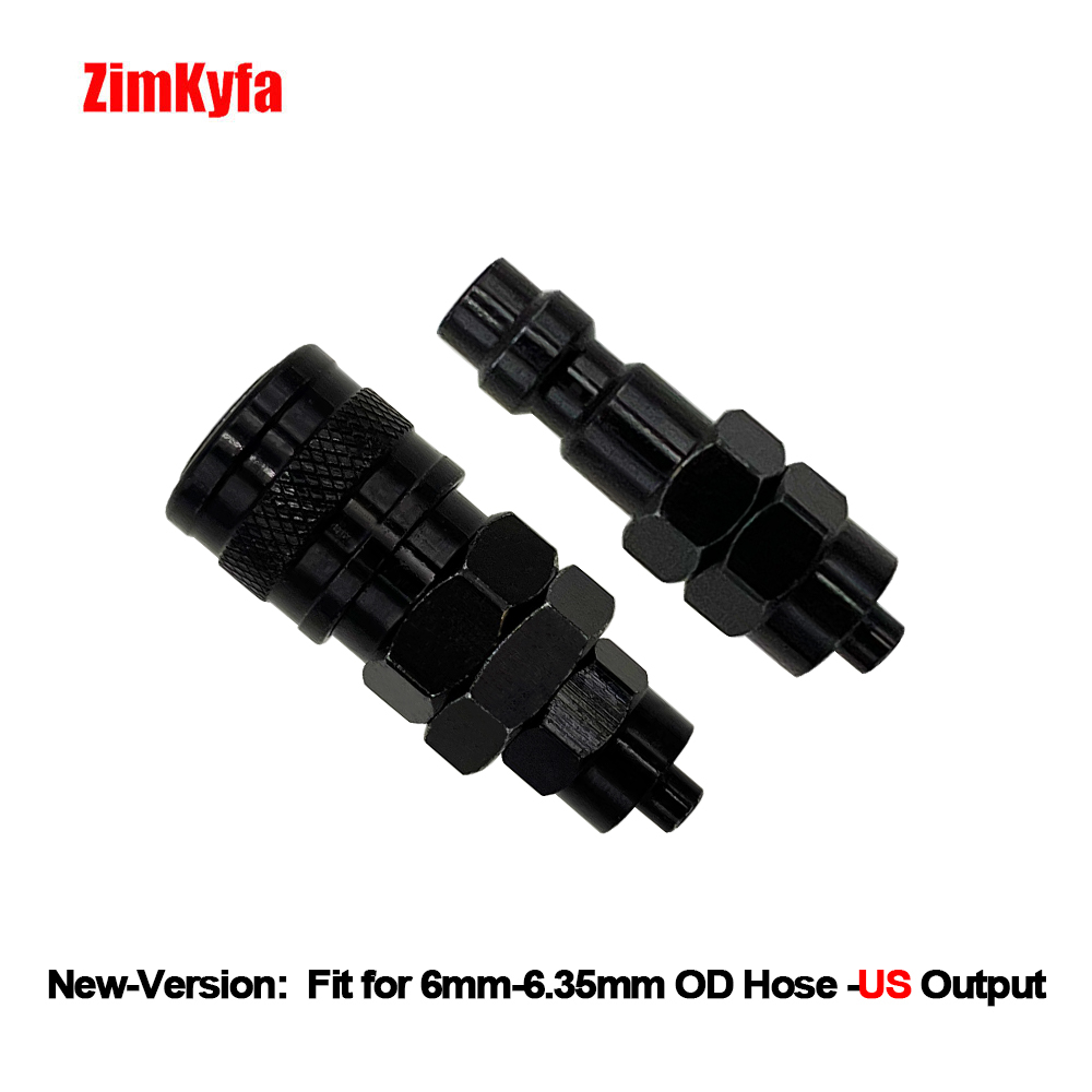HPA US Foster BLACK 23-2/2302 conector de desconexión rápida a manguera OD de 6MM-6,35 MM para herramienta de aire: Amarillo claro