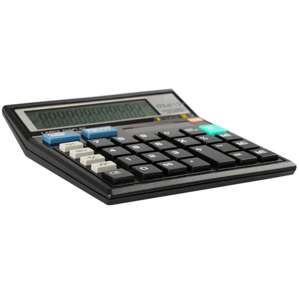 Large Screen Desktop 12 Digit Electronic Calculator Financial Accounting Tool