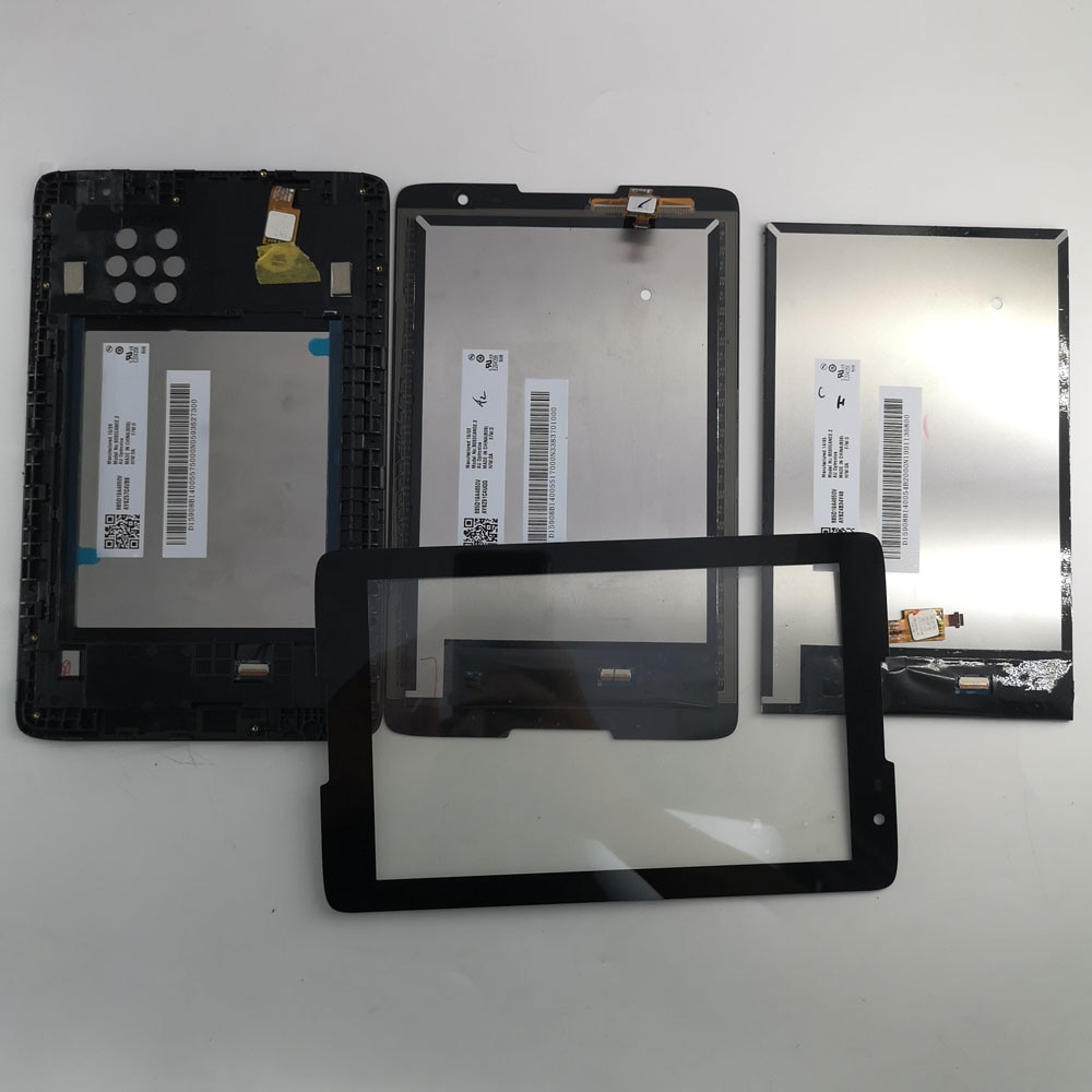 8 inch Lcd Monitor Touch Screen Digitizer Glas Montage met frame Voor Lenovo IdeaTab A8-50 A5500 A5500F A5500H A5500HV