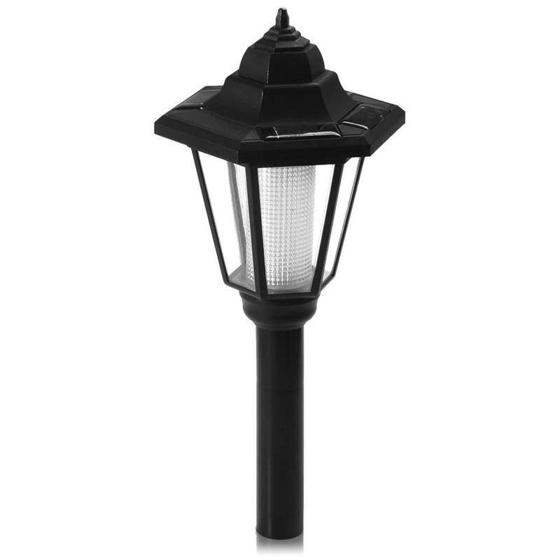 Mount Solar Power LED Garden Fence Outdoor Lamp Light Path Way Wall Landscape 2V 60mAH