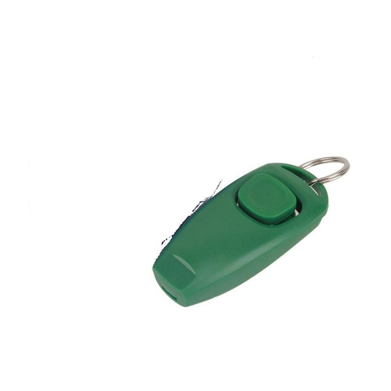 Pet training clicker pet click trainer training hund clicker tog hund kat hest kæledyr: Grøn