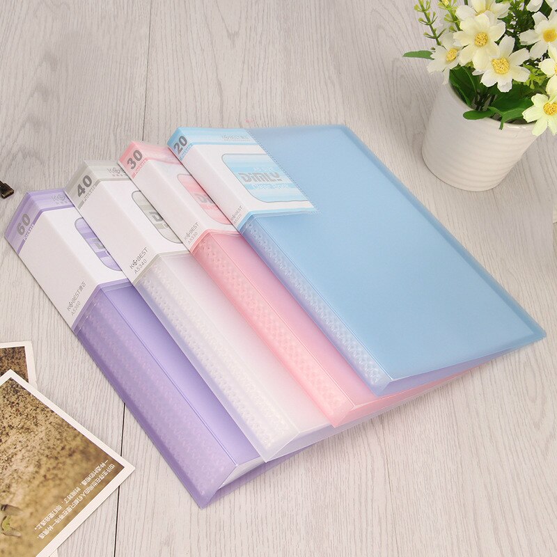 20 Page / 30 Page / 40 Page / 60 Page A5 File Folder Document Folder For Files Sorting Practical Supplies For Office And School