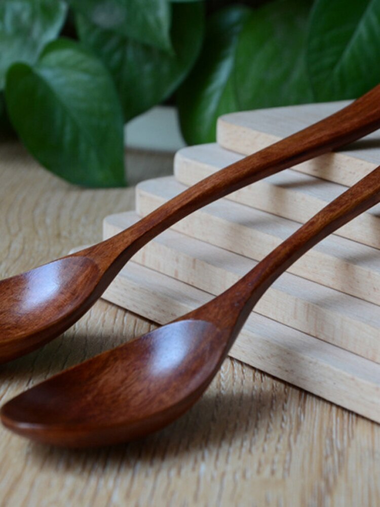 Holz Löffel Bambus Küche Kochen Utensil Werkzeug Suppe Teelöffel Catering Für Kicthen Holz Löffel Portion Löffel Reis Löffel