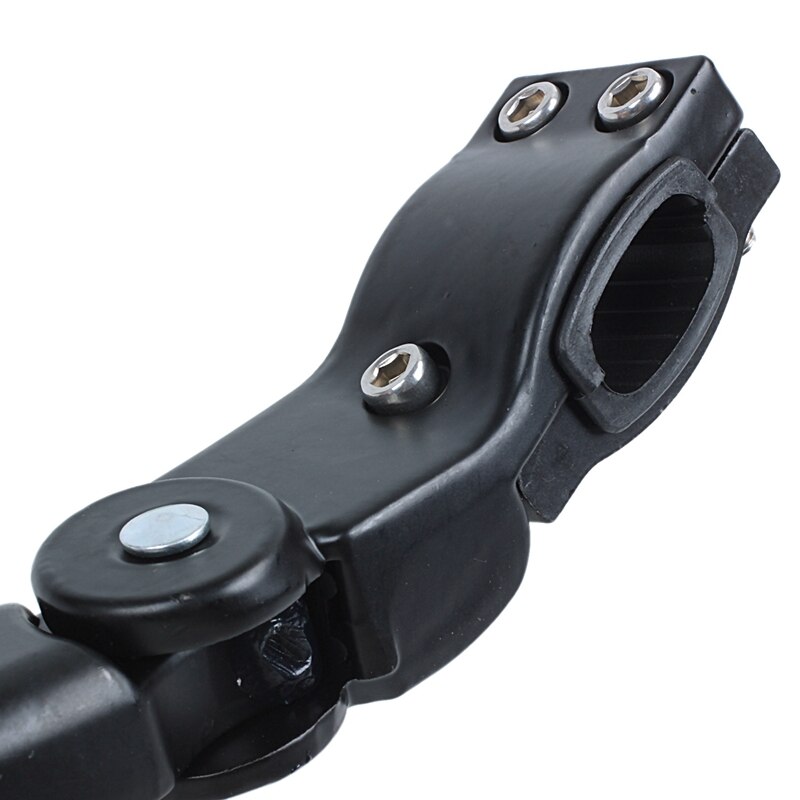 Verstelbare fietsstandaard zijstandaard kit mtb racefiets mountainbike fietsen - zwart