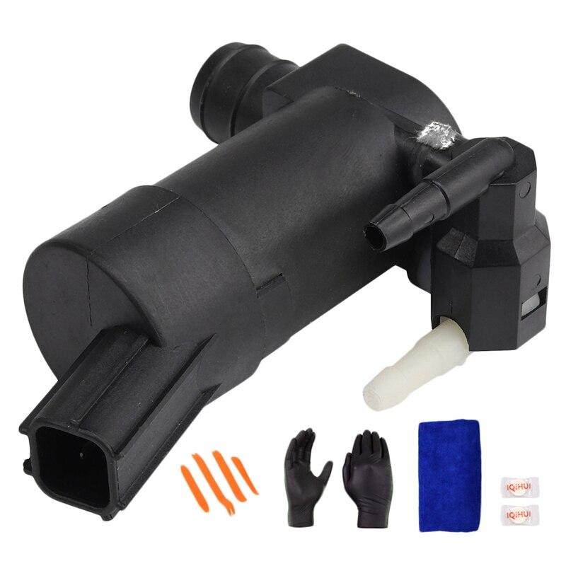 Black Windshield Washer Pump Fit for FORD FOCUS MK2 (2004) 31349228: Default Title