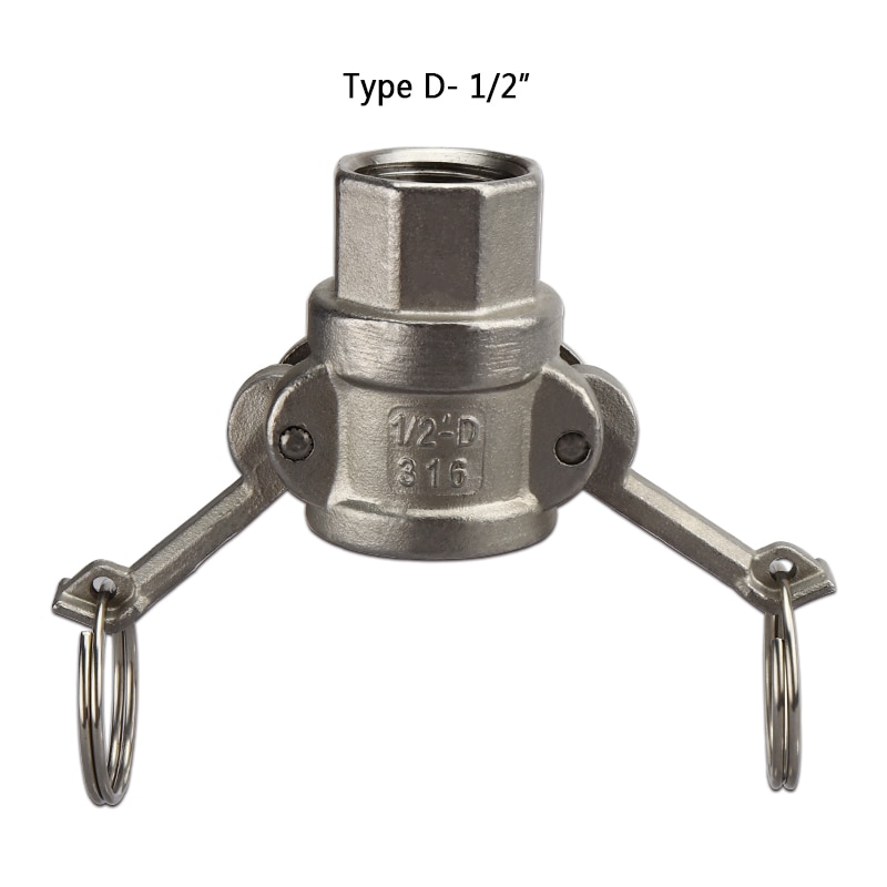 316 Stainless Steel 1/2" Camlock Quick Disconnect Cam & Groove Fitting Homebrew Beer Pump Pipe Fitting