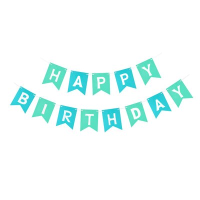 Grattis på födelsedagen banner första födelsedag pojke flicka part leveranser papper krans bunting banner baby shower födelsedag dekoration: Banner  a6