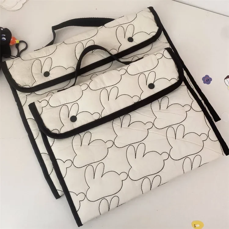 Koreanische Laptoptasche 11 13 14 Zoll Notebooktasche Aktentasche Handtasche Tragetasche für MacBook Luft Profi Lenovo Xiaomi HP Schule: 14-Zoll / Marine Blau
