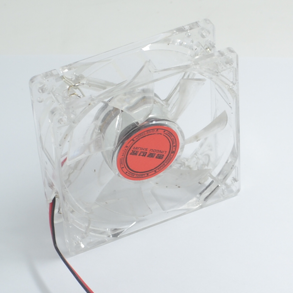 pc computer fan PC fan unit fan 8025 8cm with red LED lights chassis fan 80 X80X25