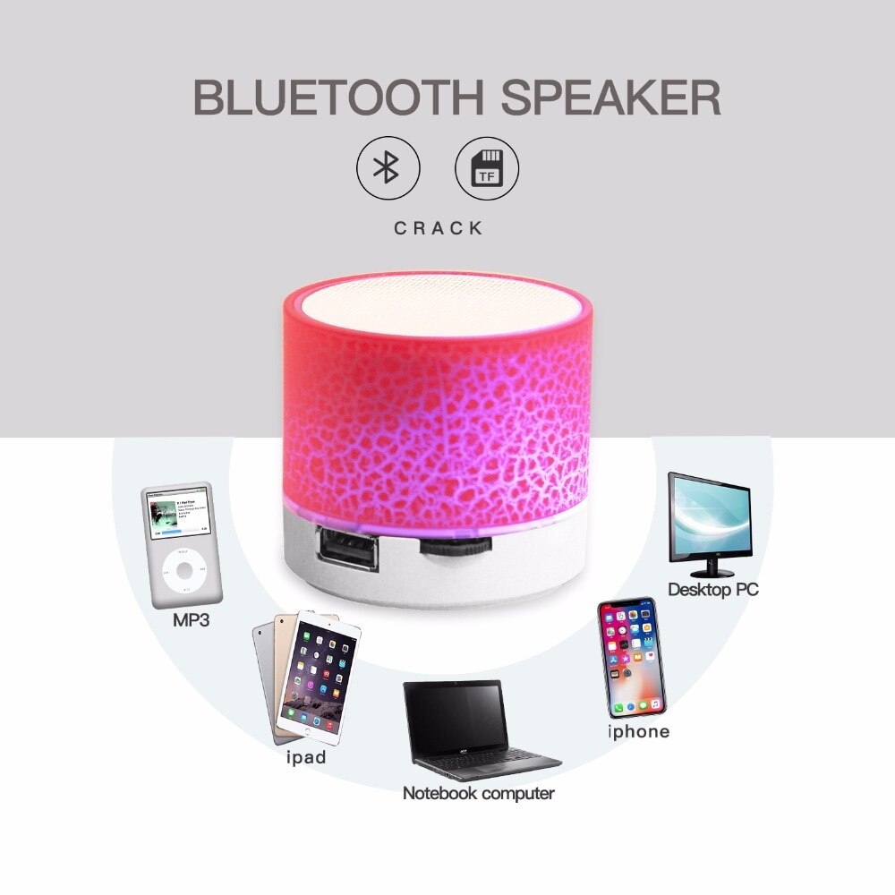 ZK22 LED Mini haut-parleur Bluetooth Speaker Wireless Portable Speakers Soundbar Subwoofer Music center powerful Music speaker