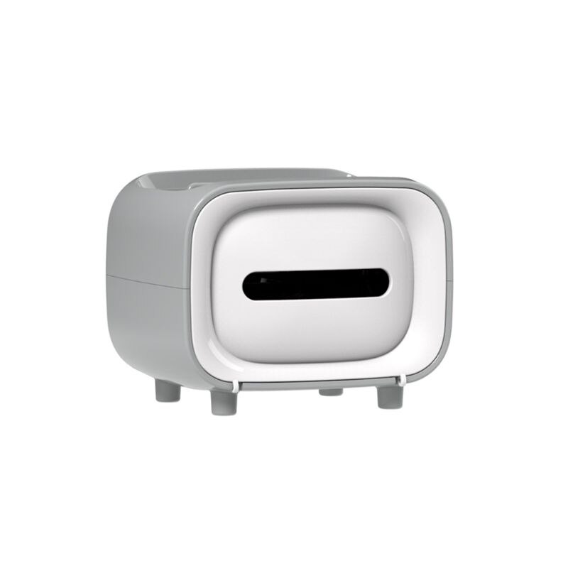 Retro TV Shape Tissue Box Multifunctional Tissue Box Creativity Tissue Container Paper Towel Desktop Remote Control Storage Box: C