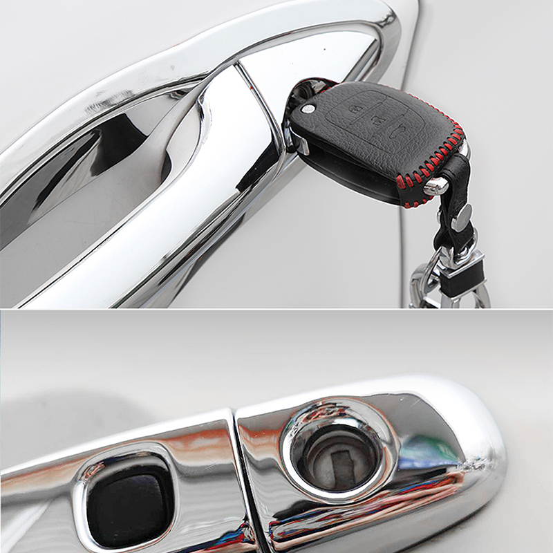 Para Renault Megane IV MK4 ~ Aotu Luxuriou cubierta cromada para manija de puerta Exterior accesorios de coche pegatinas juego de molduras