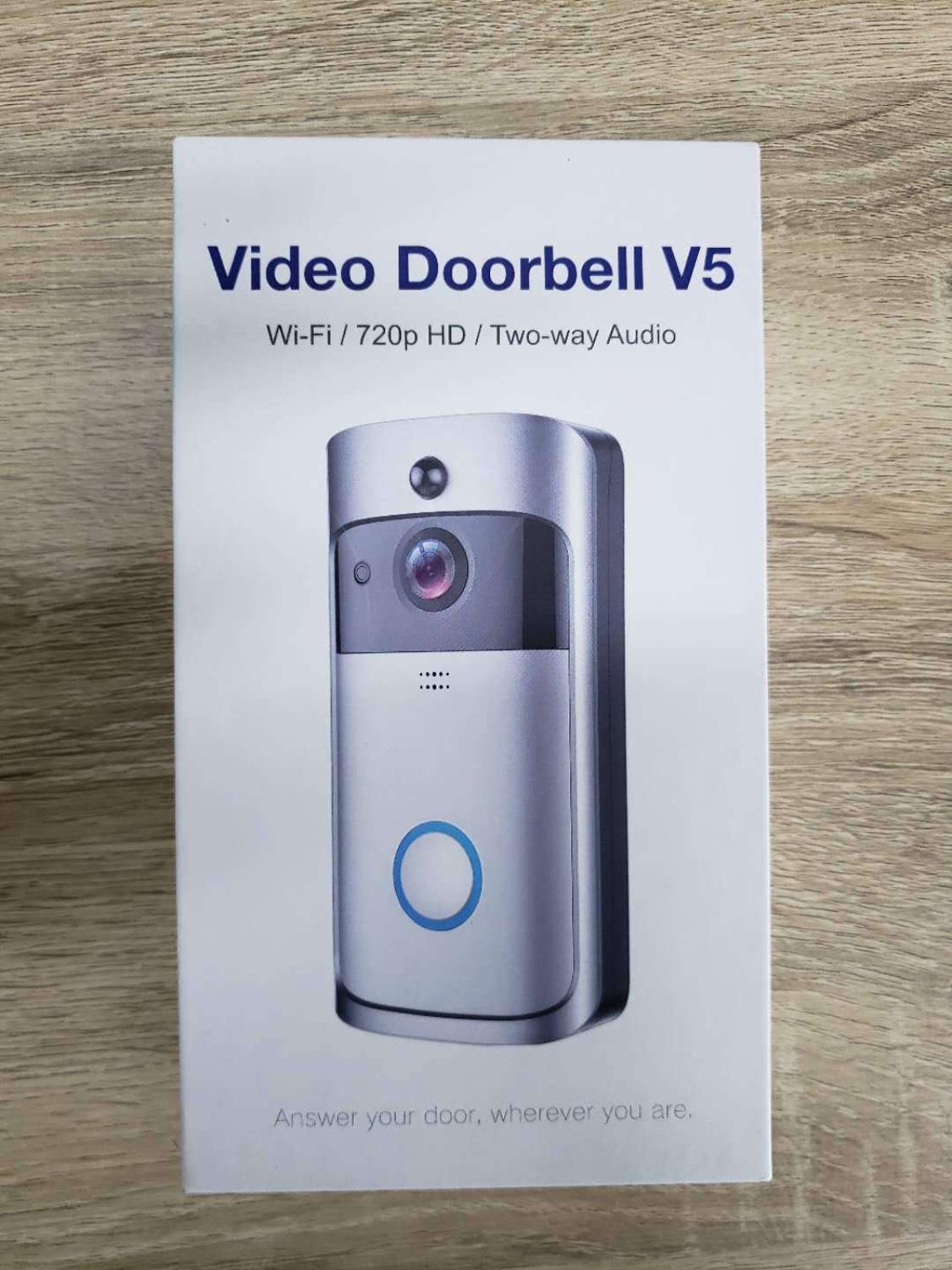 Eken  v5 smart dørklokke wifi dørklokke kamera visuelt intercom med klokkeslæt nattesyn ip trådløs hjemmealarm sikkerhedskamera