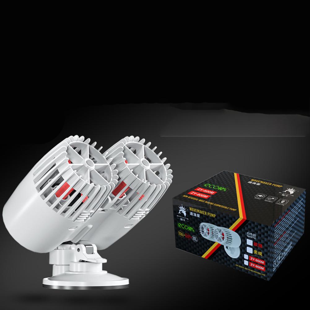 Wavemaker Wave Maker Water Pump for Aquarium Fish Tank Submersible Aerobic Pump Water Circulation Pump Flow Surf Pump 220-240V: US Plug 600M White