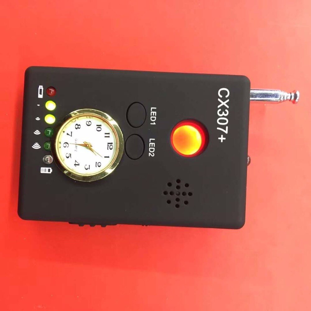 RF Signaal Camera Telefoon GSM GPS WiFi Full Band Detector Trillingen alarm IR Licht Anti-Tracker