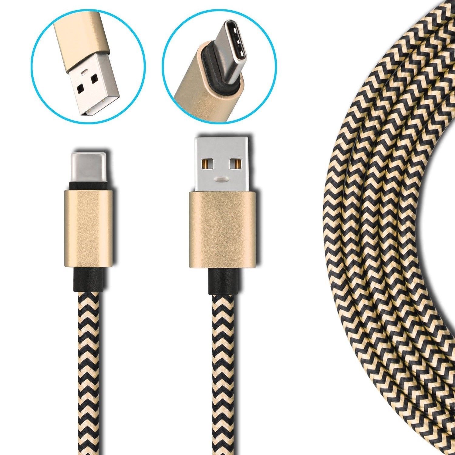 Phone power cable Charger and 1M type c Charger USB for nubia z9 z11 max n1 n2 m2 z17 mini for ZTE Grand max 2 4 x3 cable