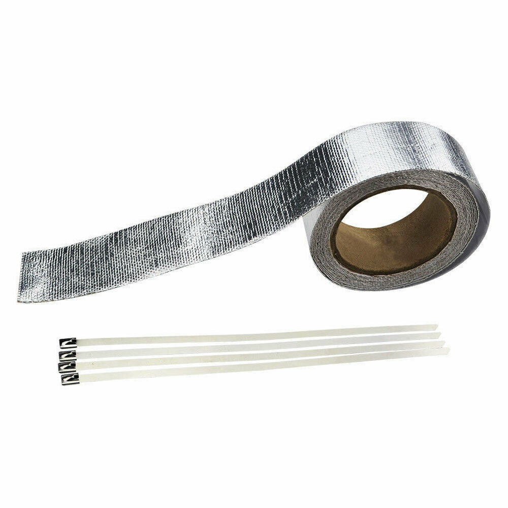 Aluminum Reinforced Tape Adhesive Backed Heat Shield Resistant Wrap For Intake