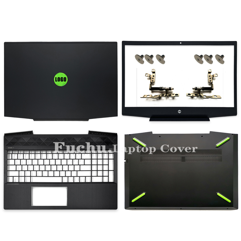 Nouvelle couverture arrière LCD pour HP Pavilion 15-CX TPN-C133 ordinateur portable avant lunette/charnières/repose-l'hypothèse majuscule/boîtier astronomique L20314-001 vert