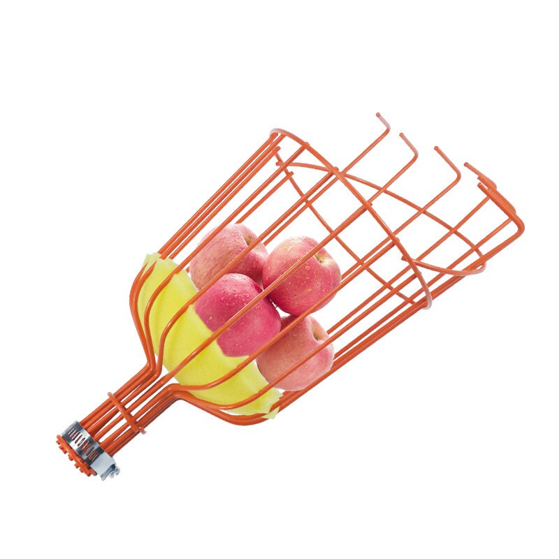 Tuin Hardw Outdoor Aluminium Diepe Mand Tuin Tool Fruitplukker Hoofd Metalen Fruit Picking Gereedschap Vruchten Catcher Oogst Picking