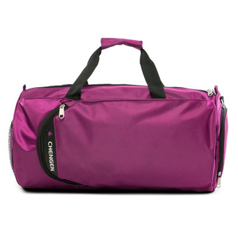 Sport Reistas Gym Zwemmen Strand Opslag Handtas Outdoor Reizen Weekend Tassen Mode Grote Capaciteit Handbagage Tassen: Purple