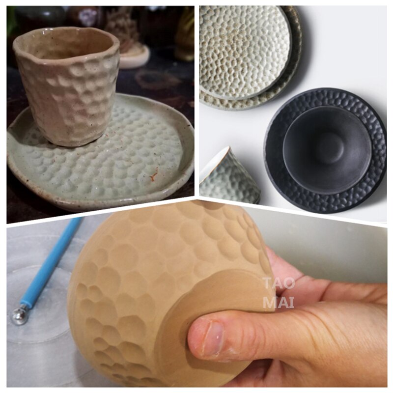 4PCS/Set Pottery Art Tools Stainless Steel Pill Bar Shape Smooth Polymer Clay Shaping Stick Texture Making Carving Modeling Tool