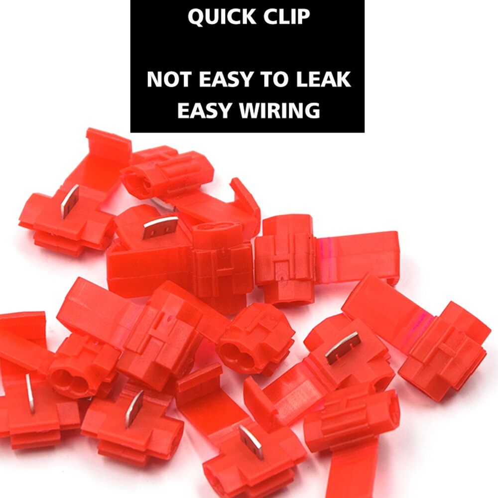 Wire Clip Connector Connection Terminal Wire Twist Connectors for Car Motorcycle Motorbike Atv Lamp Light