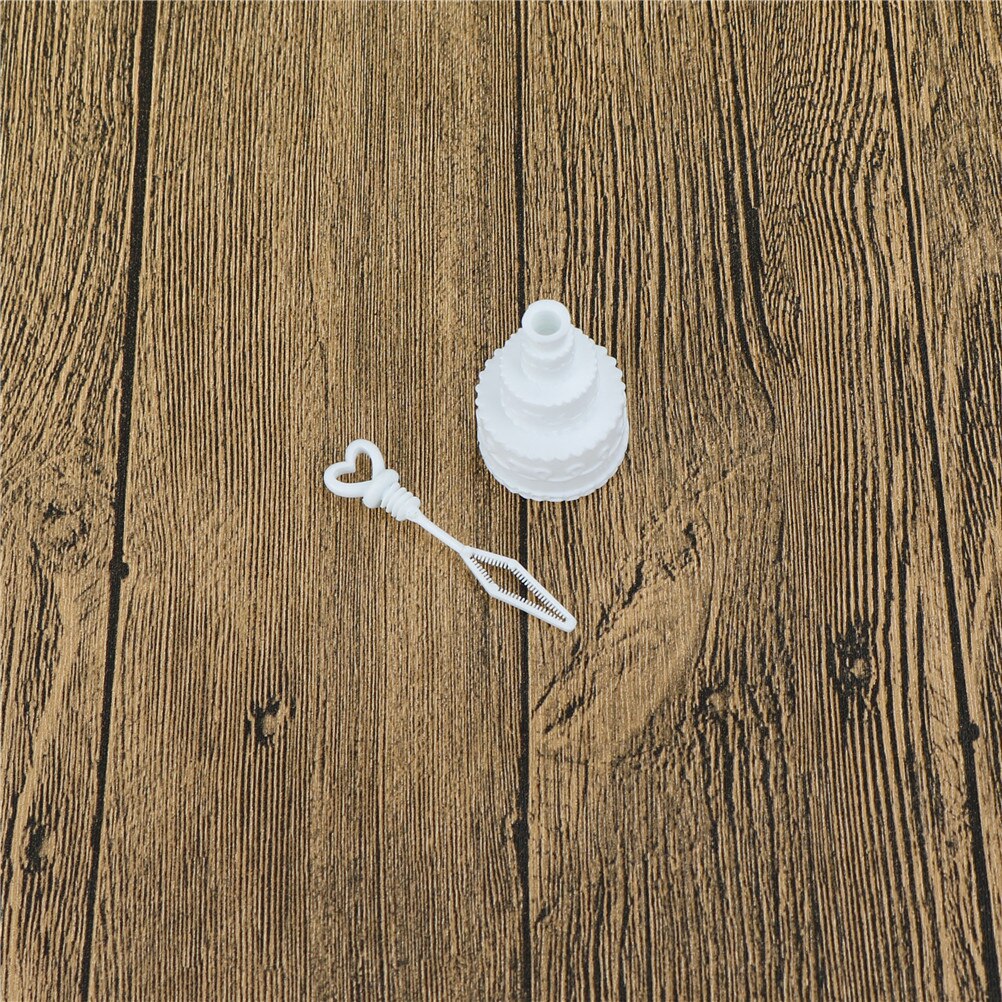 12pz Torta Bianca Vuota Bolle di Sapone Bottiglie Romantico Matrimonio Festa di Compleanno Decorazione Evento Festa di Forniture Giocattolo Del Capretto