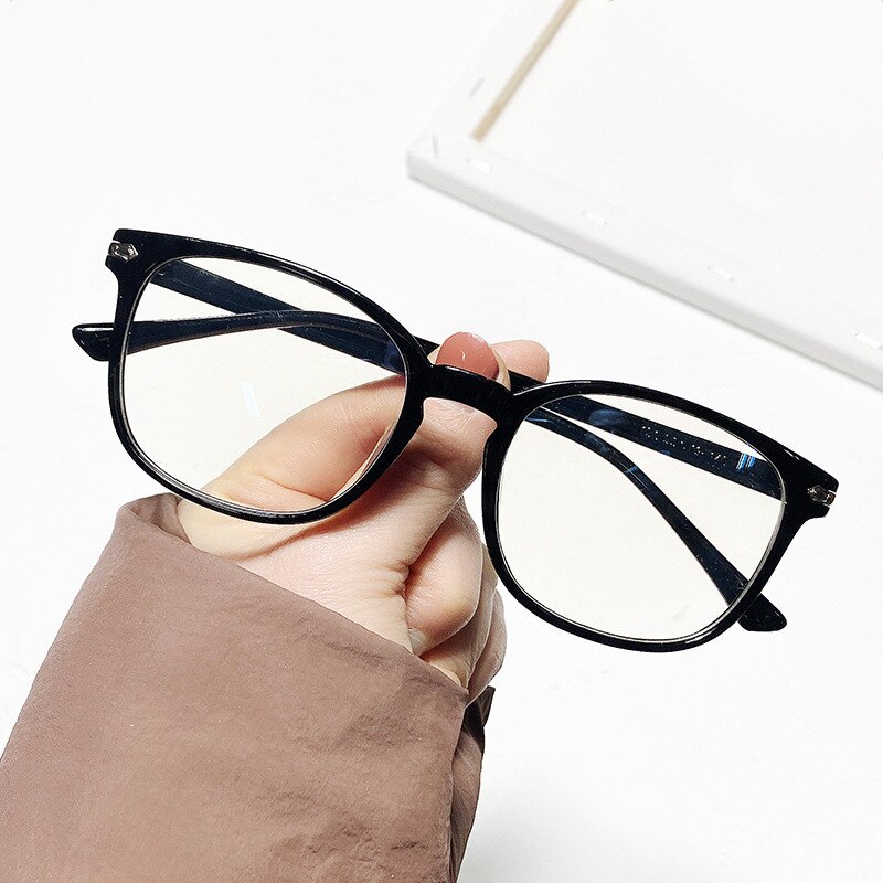Retro Anti-Blue Light Woman Eyeglasses Men Classic Computer Eye Glasses Trend Brand Eyewear Frame