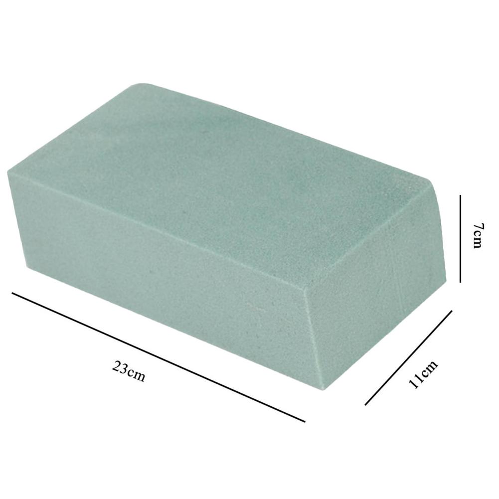 1 stk floral skumblokk blomst styrofoam murstein bryllup blomsterholder kunstig håndtak brude skum plante blomster hjemmedekorasjon: C