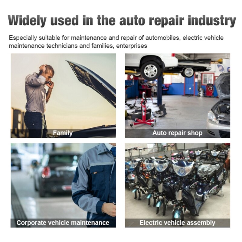 KW208 Car Battery Tester Charger Analyzer 12V 100-2000CCA Charging System Test Automotive Battery Capacity Tester