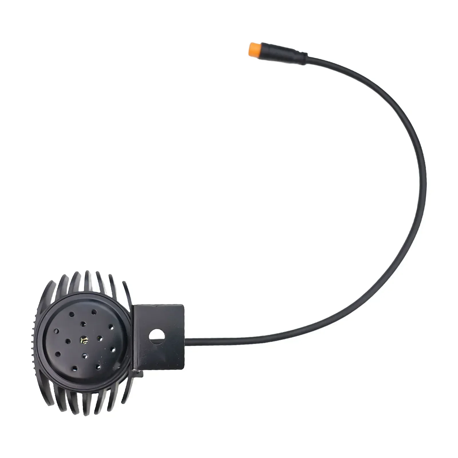 36/48v Elektro fahrrad Vorderseite licht mit Hupe 4Stift 3Stift wasserdichte Optiops LED Vorderseite licht wasserdichter E-Fahrrad Scheinwerfer