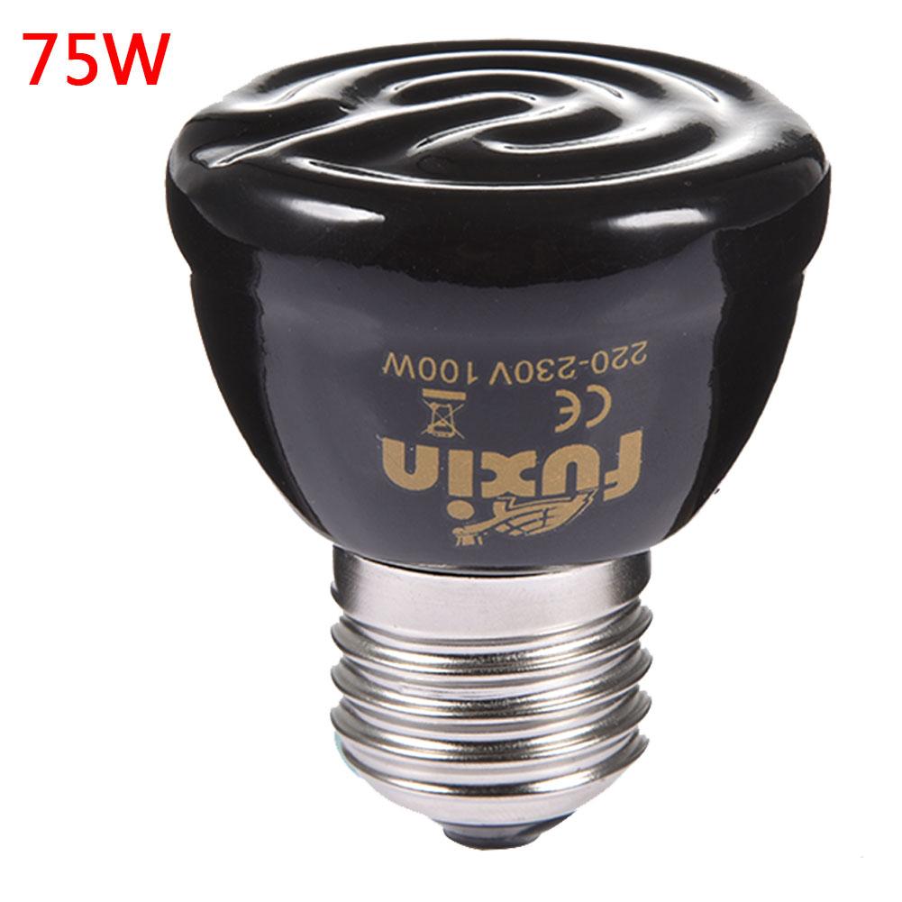 Fernen Infrarot Keramik Haustier Heizung Heizung Lampe Glühbirne Für Haustier Vogel Kaninchen Fisch Maus Grübler Inkubation Haustier Zubehör: 75W 1Stck