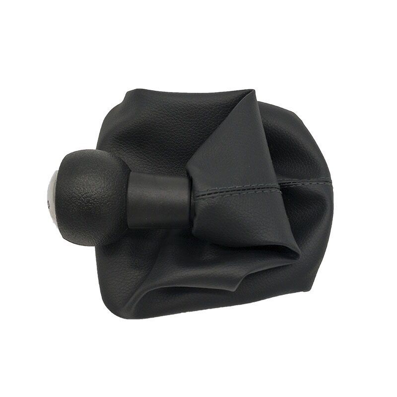 Leather Dust-proof Gear Shift Cover 5 Speed Gear Shift Stick Knob Cover For Peugeot 307 308 408 car styling