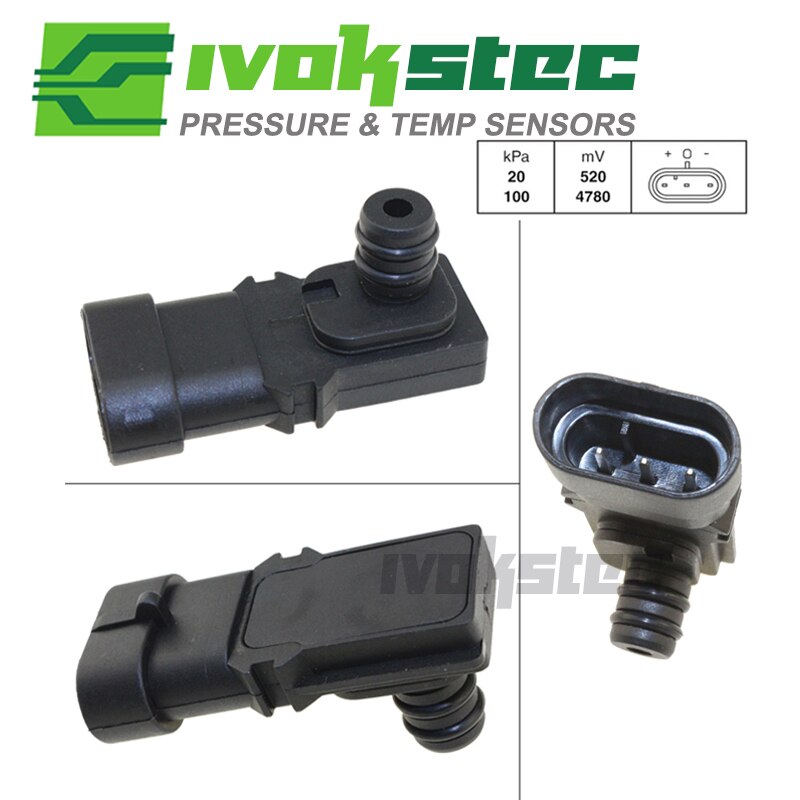 Brand Boost Pressure Sensor MAP Sensor For Renault Clio Megane Scenic Thalia Trafic Twingo 1.2 1.4 1.6 2.0 8200105165