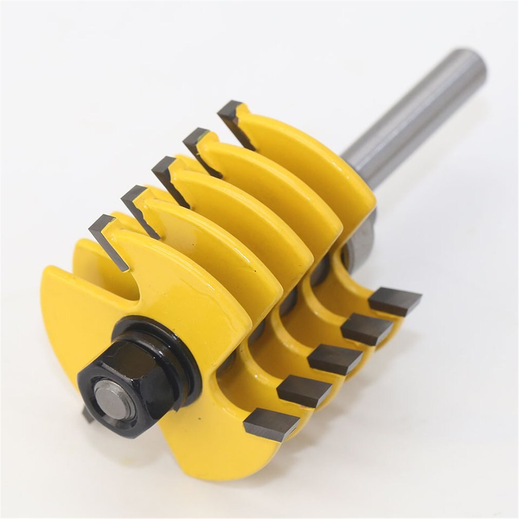 1pc 8mm Shank 12mm shank 2 Teeth Adjustable Finger Joint Router Bit Tenon Cutter Industrial grade for wood Tool